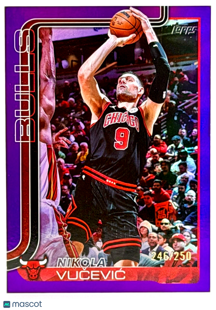 2025-26 Topps Basketball #36 Purple Rainbow (245/250) Nikola Vucevic 1:69 packs