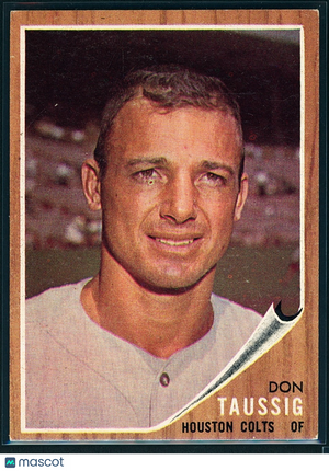 ⚾️ 1962 Topps #44 Don Taussig - Jewish Baseball Player - EXMT