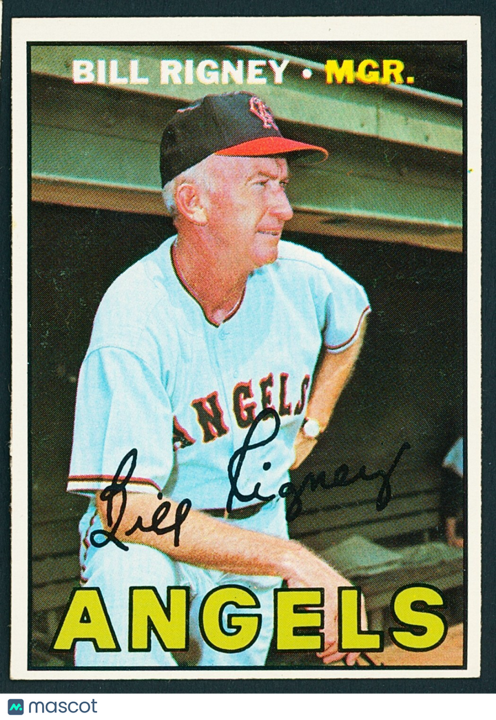 ⚾️ 1967 Topps - Bill Rigney #494 NRMT *SET BREAK*