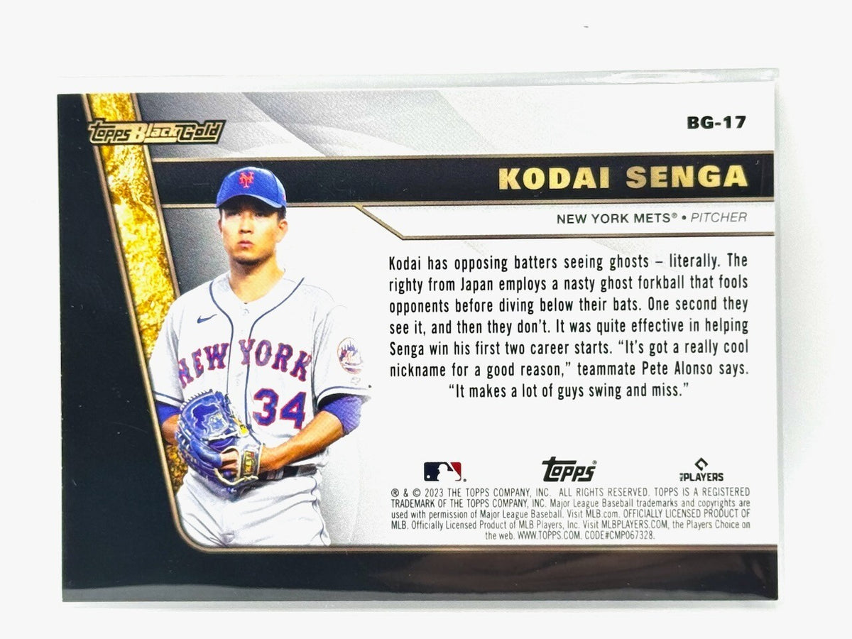 2023 Topps Update Series - Topps Black Gold #BG-17 Kodai Senga (RC) - SALE!