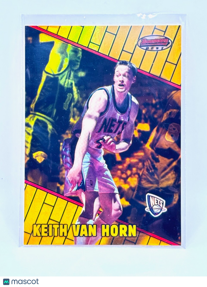 1999-00 BOWMAN'S BEST BASKETBALL REFRACTOR #50 KEITH VAN HORN 371/400 - NETS