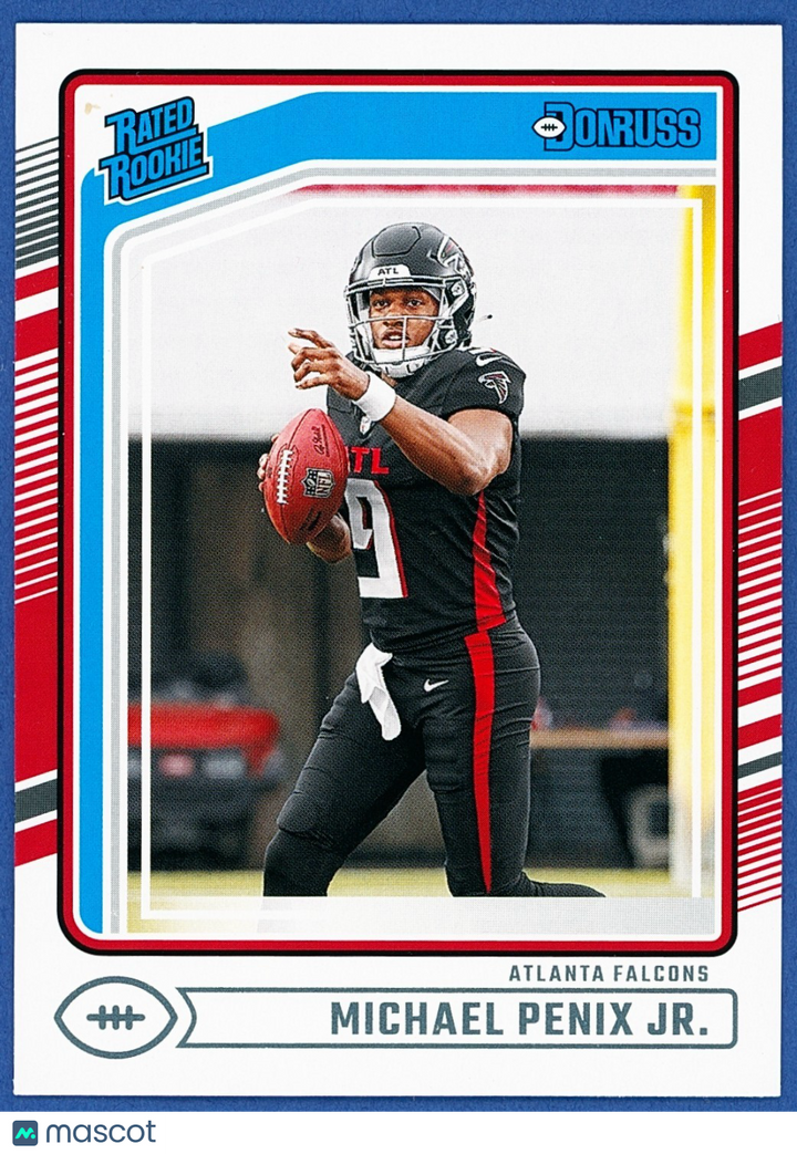2024 Panini Donruss - Rated Rookie Michael Penix Jr. #308 (RC)