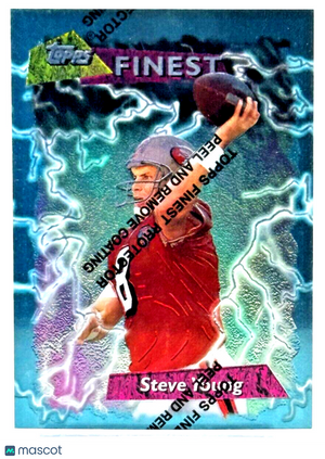 1995 Topps Finest - Blue Foil #200 Steve Young (HOF)