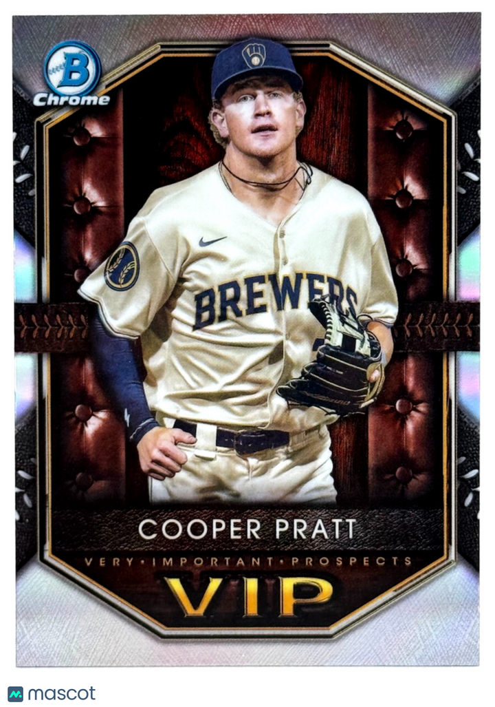 ⚾️ 2025 Bowman #VIP-15 Very Important Prospects - Cooper Pratt - Brewers