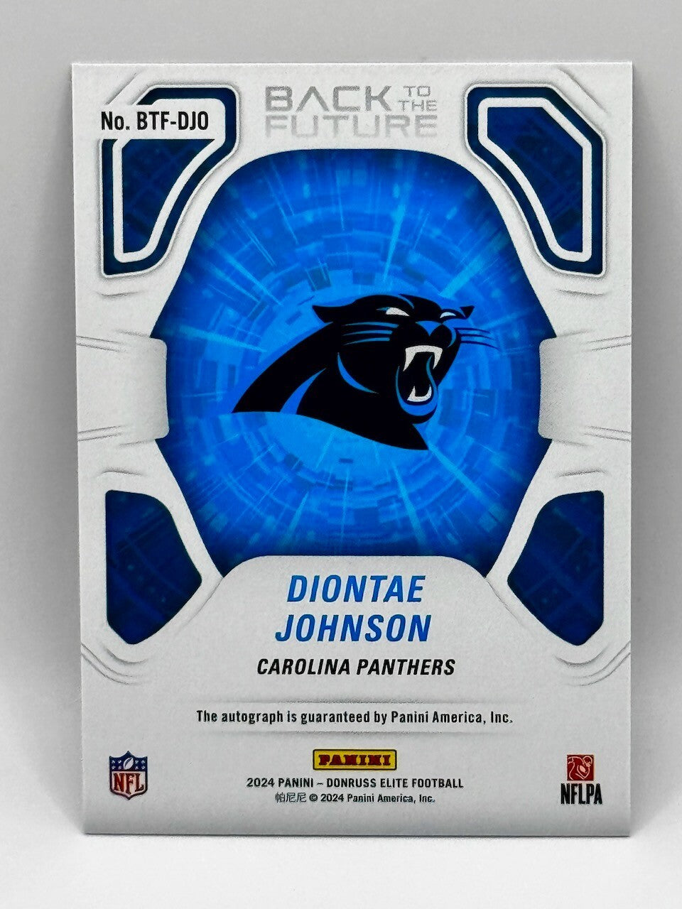 2024 DONRUSS ELITE BACK TO THE FUTURE AUTOGRAPH /149 #BTF-DJO DIONTAE JOHNSON