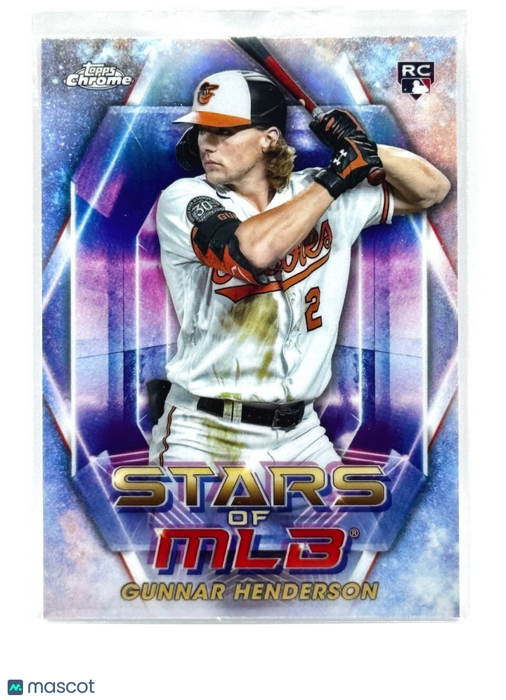 2023 TOPPS CHROME - STARS OF MLB CHROME #SMLBC-37 GUNNAR HENDERSON (RC) ROOKIE