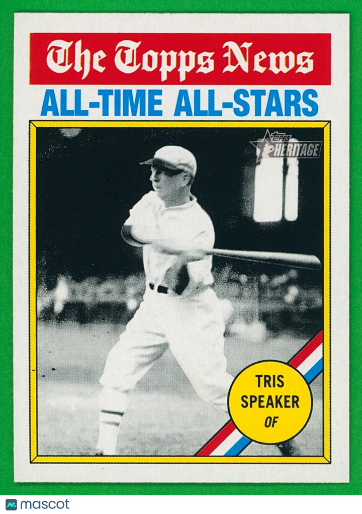 ⚾️ 2025 Topps Heritage #347 All-Time All-Stars - Tris Speaker (HOF) Red Sox