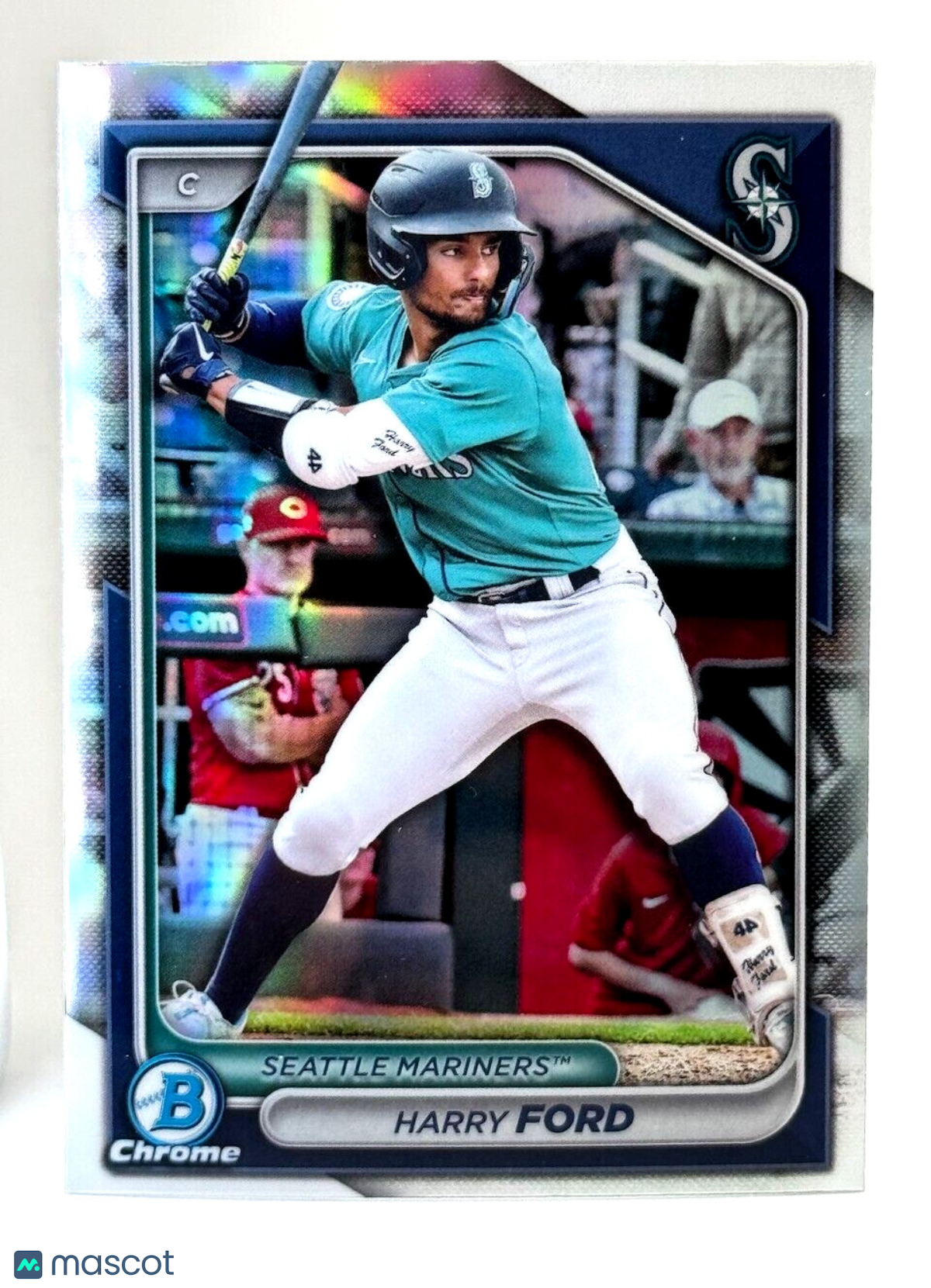 ⚾️ 2024 Bowman Draft Chrome REFRACTOR #BDC-25 - Harry Ford - Mariners ⚾️