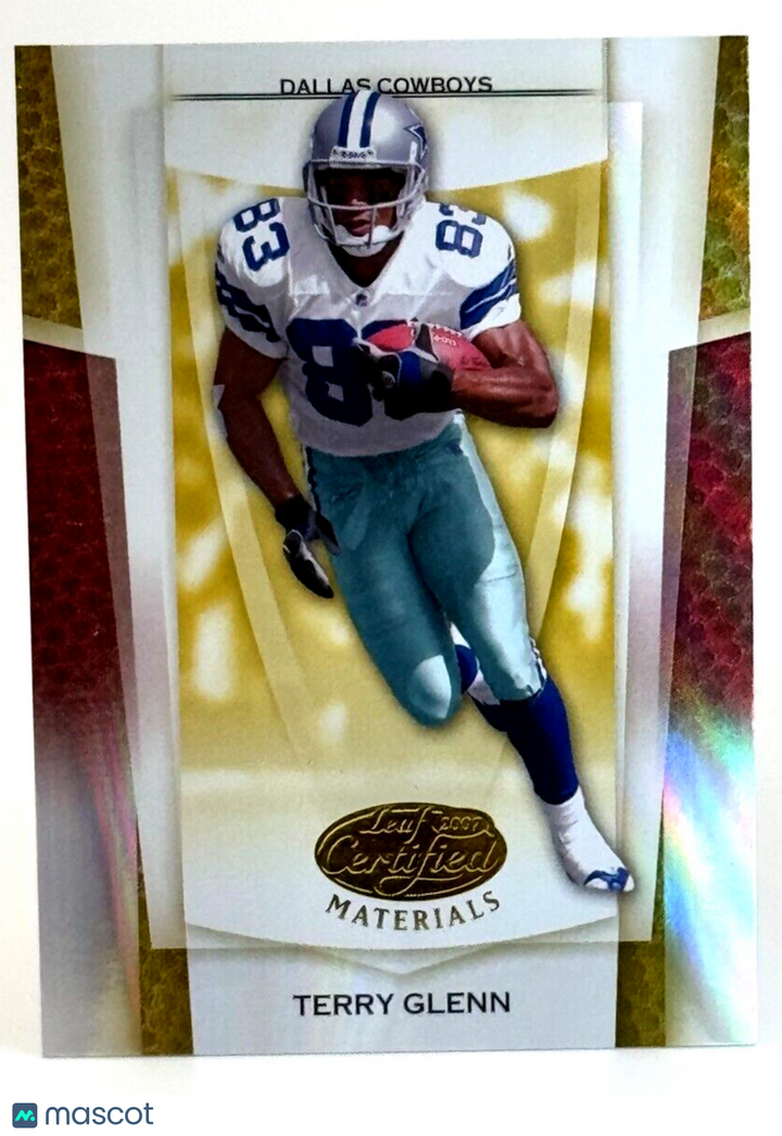 2007 Leaf Certified Materials #3 Mirror Gold (2/25) Terry Glenn - Cowboys