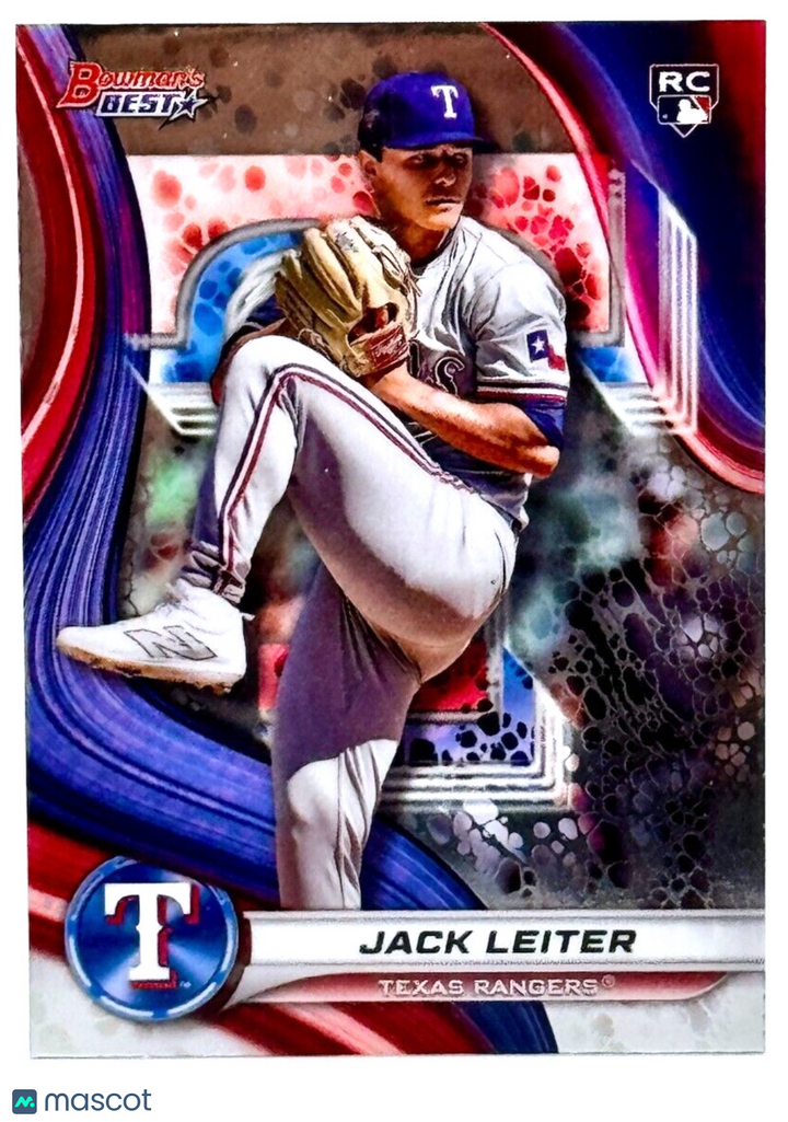 ⚾️ 2024 Bowman's Best #68 Jack Leiter (RC) Rangers