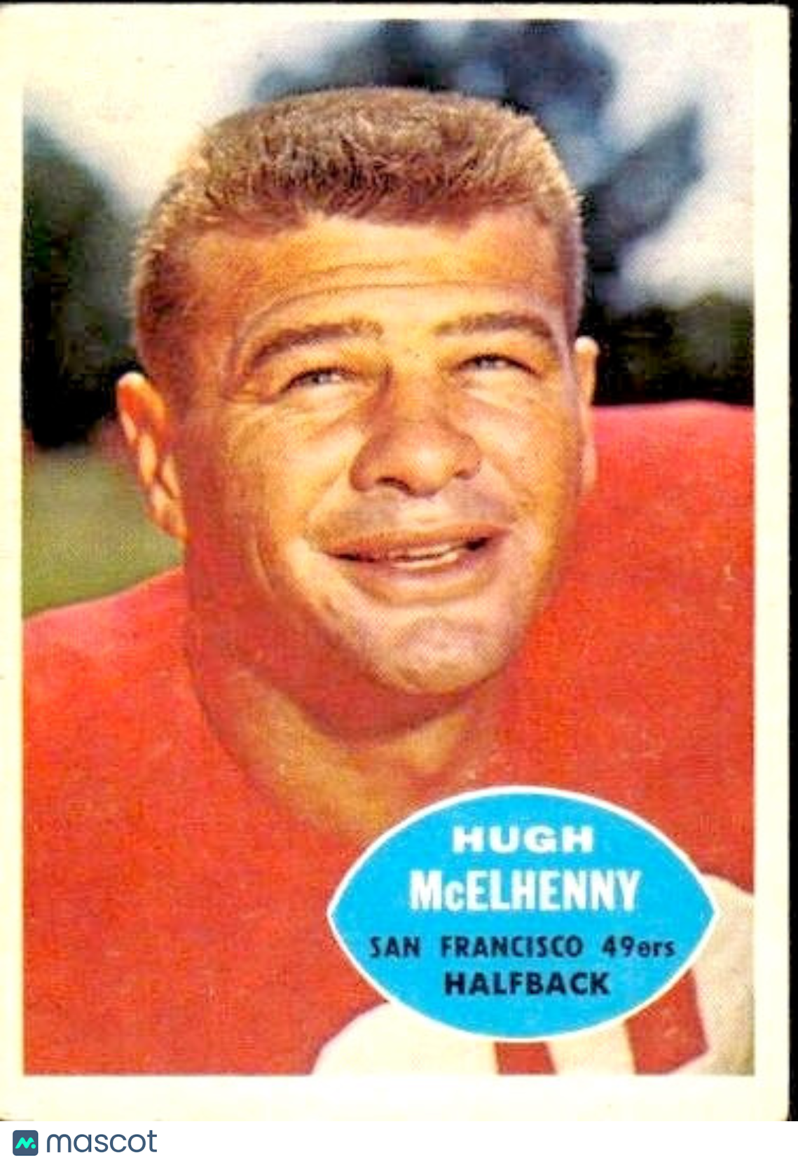 1960 Topps - #116 Hugh McElhenny (HOF) - 49ers - EX/EX+