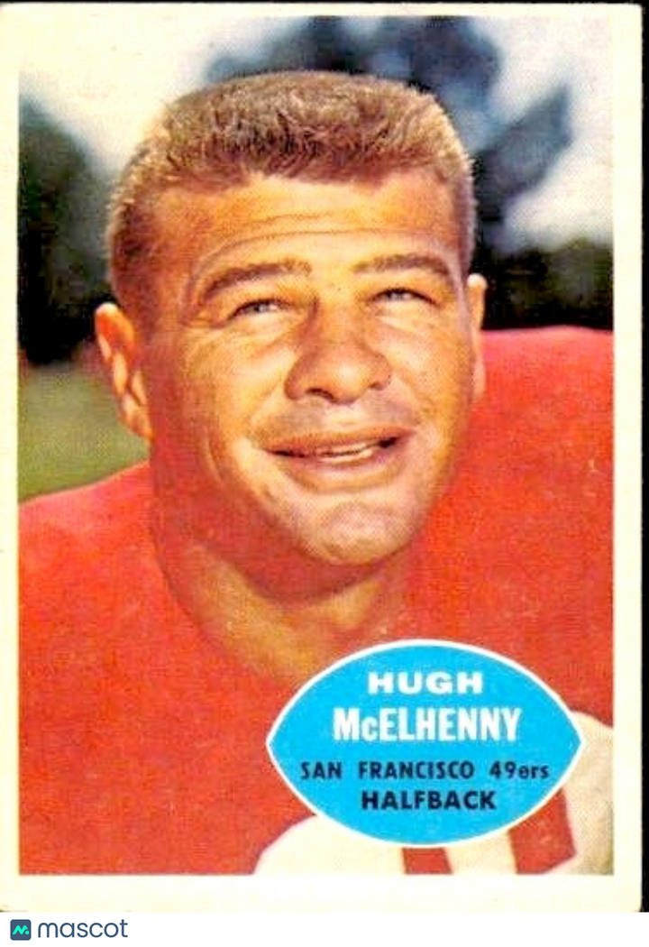1960 Topps - #116 Hugh McElhenny (HOF) - 49ers - EX/EX+