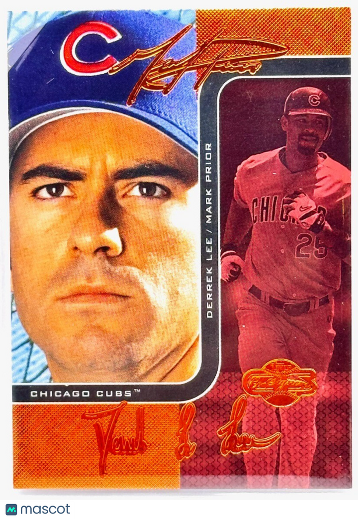 2006 Topps Co-Signers - Changing Faces Red #Duo-C 82 Mark Prior, Derek Lee  /150