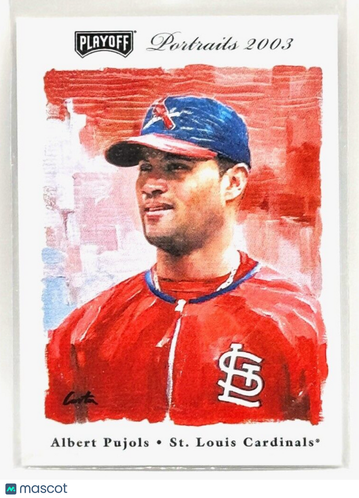 2003 Playoff Portraits - #31 Albert Pujols - Cardinals -