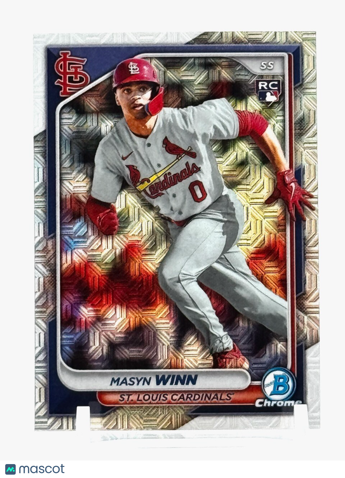 2024 Bowman Chrome Mojo Refractor #2 Masyn Winn (RC) - ROOKIE - Cardinals
