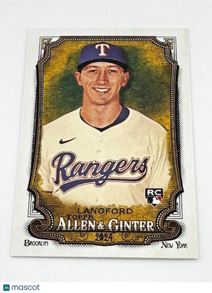 2024 Topps Allen & Ginter #278 - Wyatt Langford (RC) Rookie - Rangers