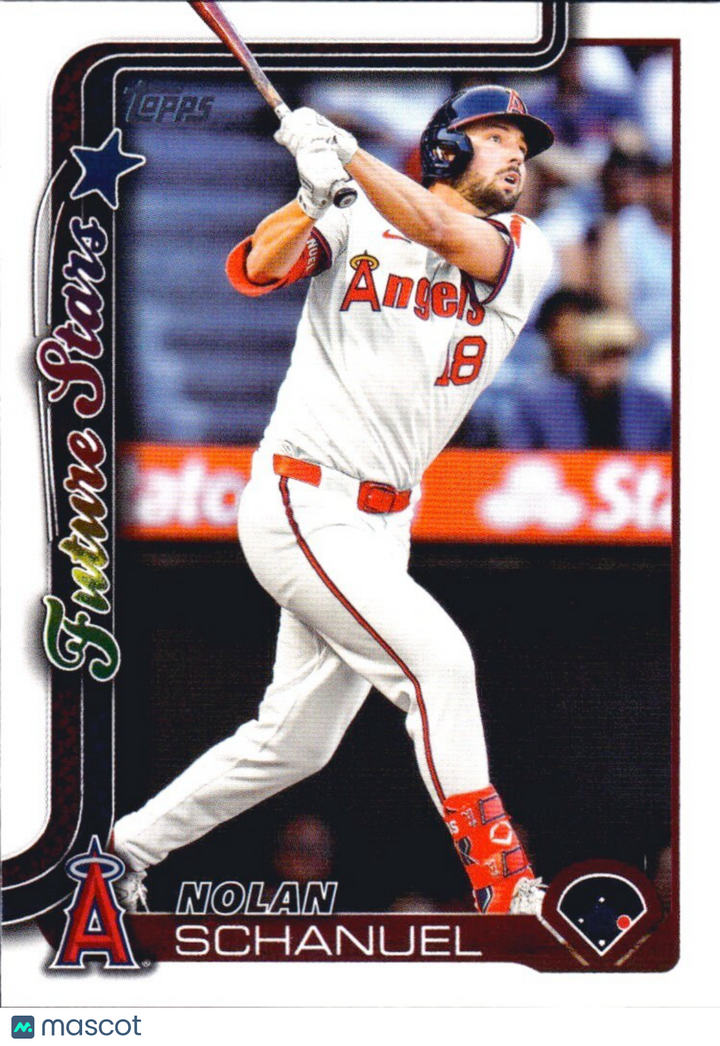 ⚾️ 2025 Topps Series 1 #210 Future Stars - Nolan Schanuel - Angels