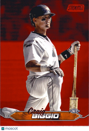 2024 Topps Stadium Club - Red Foil - #135 Craig Biggio (HOF) Astros