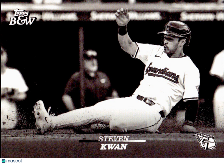 ⚾️ 2024 Topps Black & White Baseball #84 STEVEN KWAN - Guardians