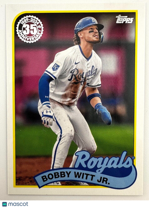 2024 Topps Update Series - 1989 Topps Baseball #89US-48 Bobby Witt Jr.