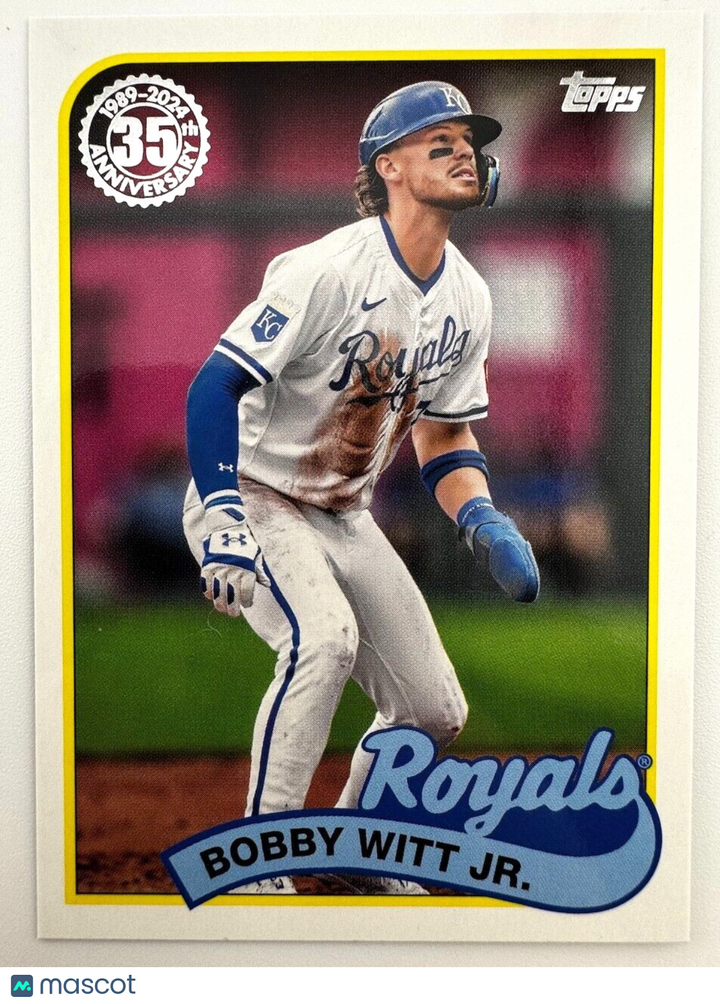 2024 Topps Update Series - 1989 Topps Baseball #89US-48 Bobby Witt Jr.