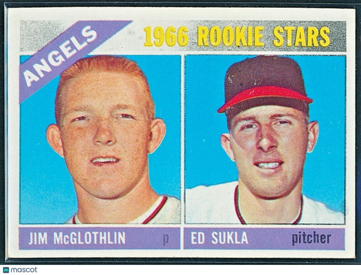 ⚾️ 1966 Topps - 1966 Rookie Stars Jim McGlothlin, Ed Sukla #417 (RC) VGEX - CTR