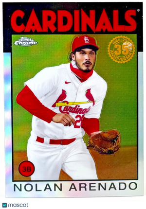 2021 Topps Chrome - 1986 Topps Baseball #86BC-5 Nolan Arenado