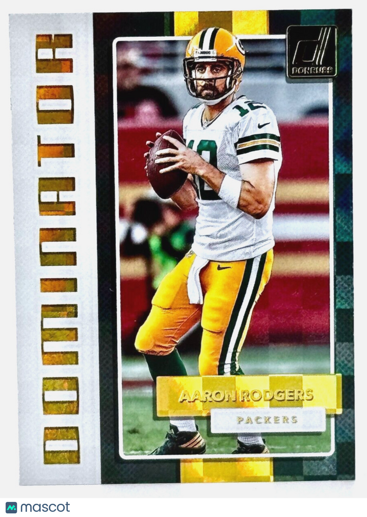 2017 Donruss #12 Dominator - Aaron Rodgers - Packers