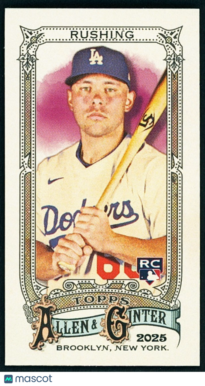 2025 Topps Allen & Ginter - Dalton Rushing #200 Mini (RC) Rookie