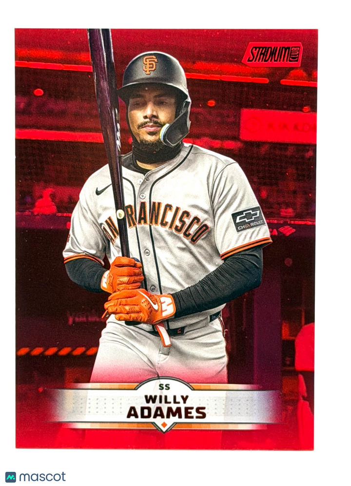 ⚾️ 2025 Topps Stadium Club #112 RED Parallel - Willy Adames
