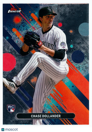 ⚾️ 2025 Topps Finest #66 Chase Dollander (RC) Rookie - Rockies