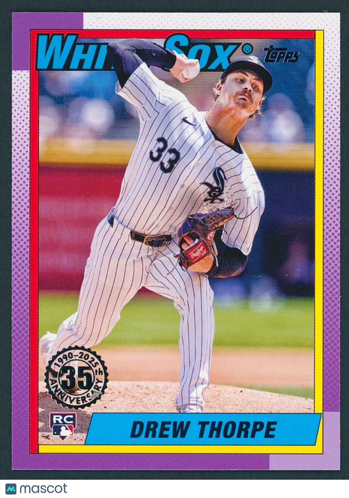 ⚾️ 2025 Topps Series 1 - 1990 Topps Baseball Drew Thorpe #T90-8 (RC)