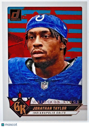 2024 Donruss #11 Gridiron Kings Canvas Parallel - Jonathan Taylor - Colts