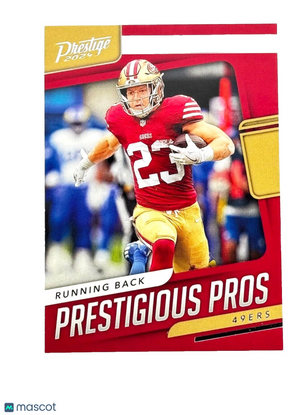 2024 Panini Prestige PRESTIGE PROS #PP-CMY Christian McCaffrey - 49ers