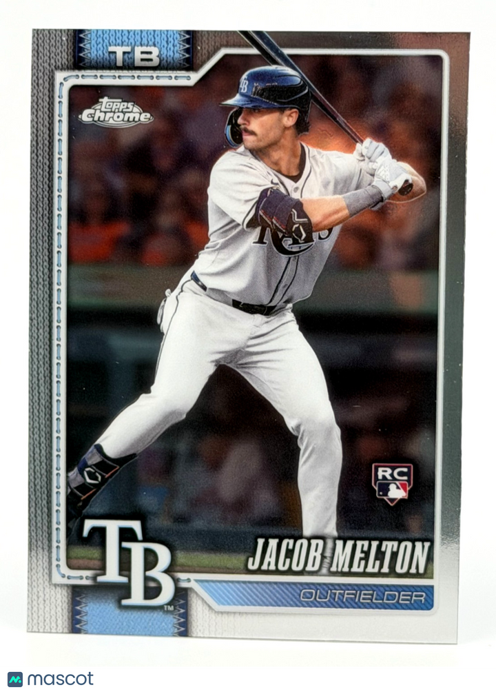 2026 Topps Chrome #245 Jacob Melton RC Rookie - Rays