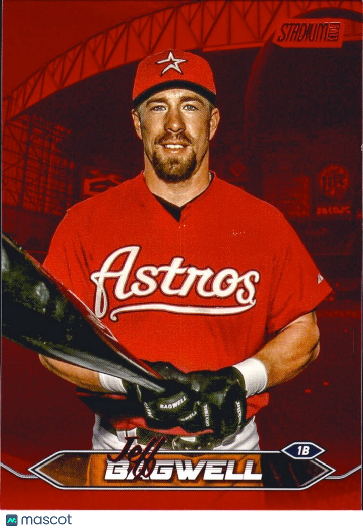 2024 Topps Stadium Club - Red Foil - #128 Jeff Bagwell (HOF)