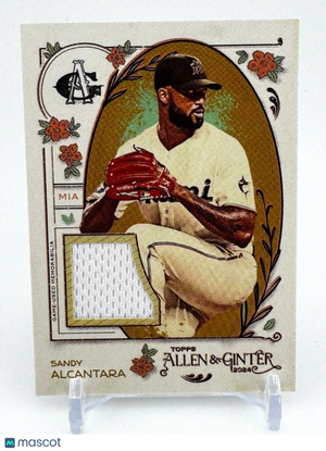2024 Allen & Ginter Game Used Memorabilia #AGR-SA (MEM) Sandy Alcantara Marlins