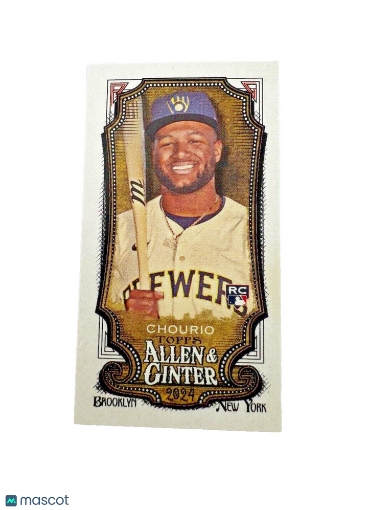2024 Topps Allen & Ginter #276 - JACKSON CHOURI (RC) - Rookie Card - Brewers