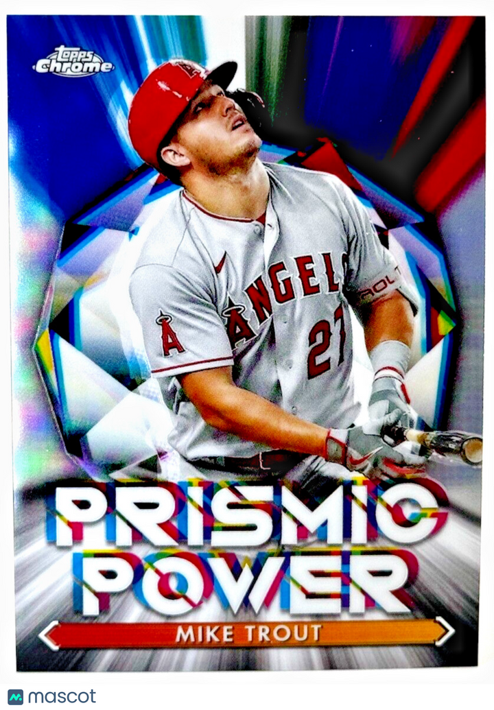 2021 Topps Chrome - Prismic Power Refractor #PP-2 Mike Trout
