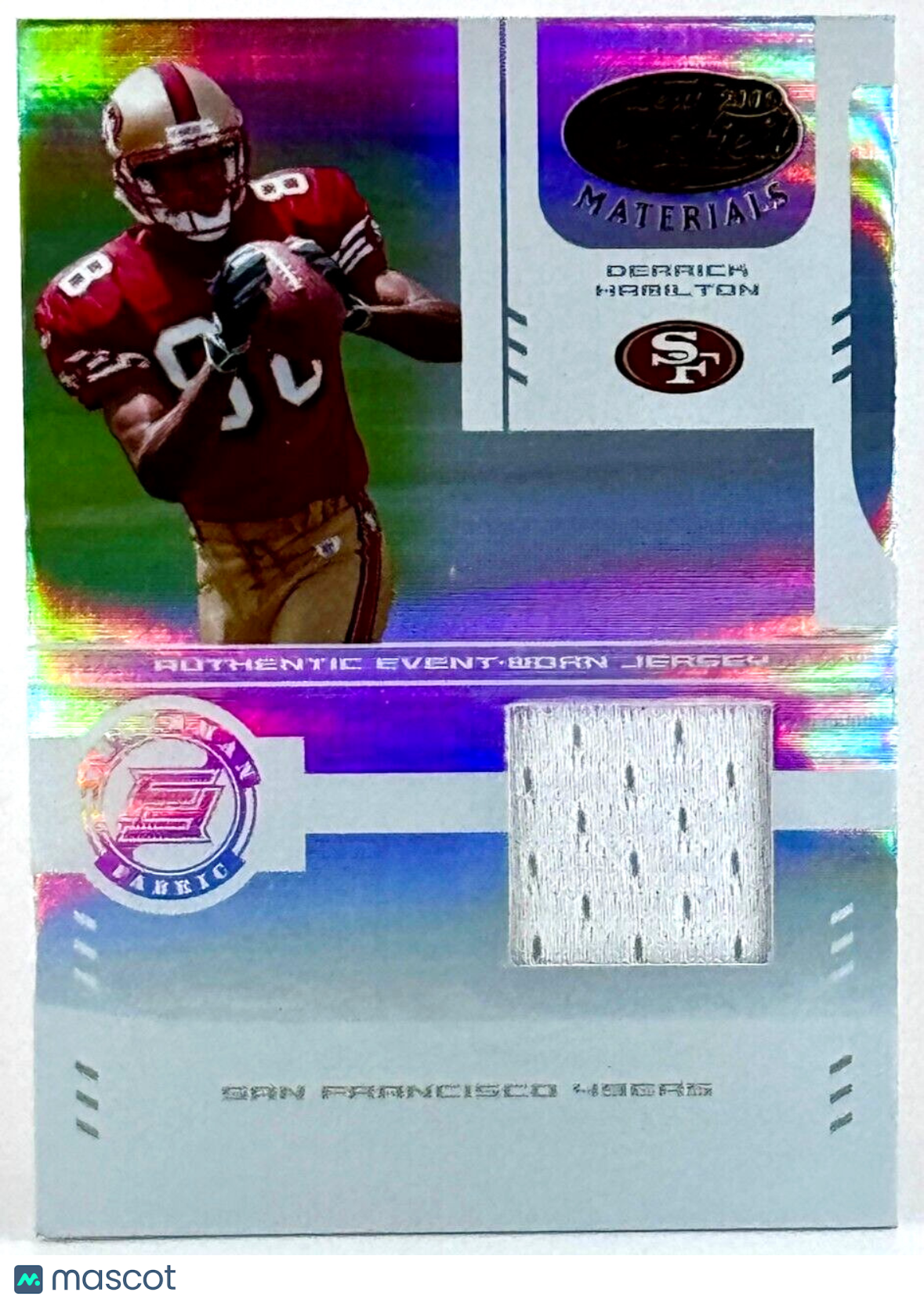 2004 Leaf Certified Materials #229 Derrick Hamilton (242/1250) 49ers