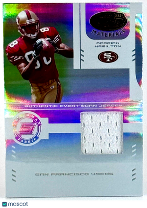 2004 Leaf Certified Materials #229 Derrick Hamilton (242/1250) 49ers
