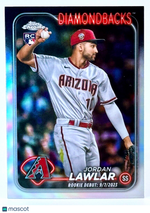 ⚾ 2024 Topps Chrome Update REFRACTOR Rookie Debut #USC51 Jordan Lawlar (RC)