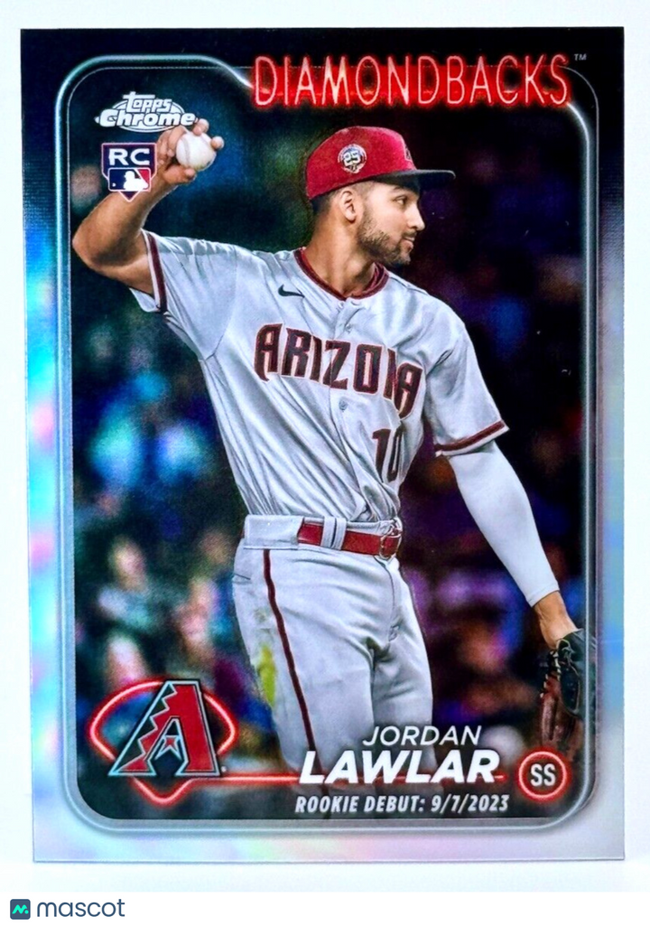 ⚾ 2024 Topps Chrome Update REFRACTOR Rookie Debut #USC51 Jordan Lawlar (RC)