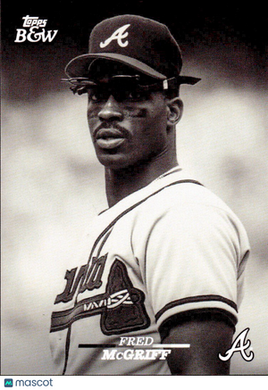 ⚾️ 2024 Topps Black & White Baseball #12 FRED MCGRIFF (HOF) - Braves