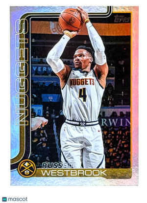 2025-26 Topps Basketball #104 Rainbow Foil - Russell Westbrook
