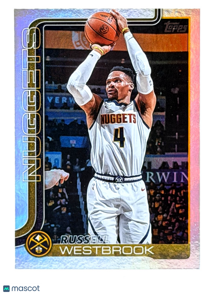 2025-26 Topps Basketball #104 Rainbow Foil - Russell Westbrook