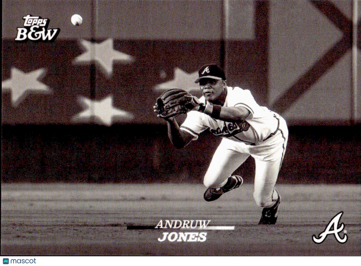 ⚾️ 2024 Topps Black & White Baseball #87 ANDRUW JONES - Braves