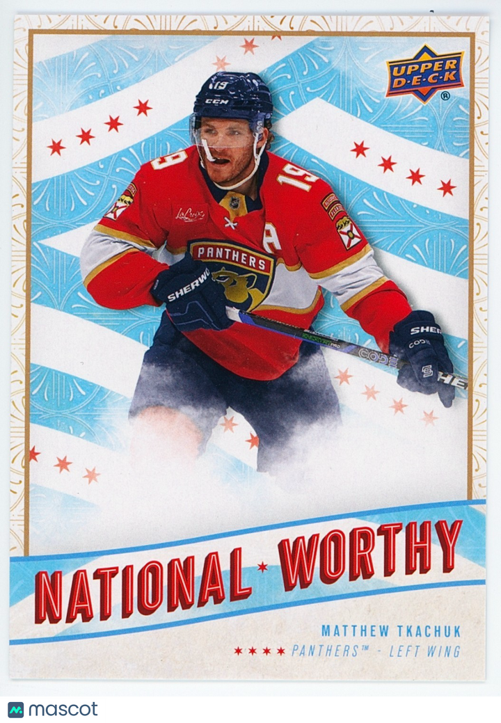 2024-25 Upper Deck National Worthy NSCC Exclusive Matthew Tkachuk #NW-3