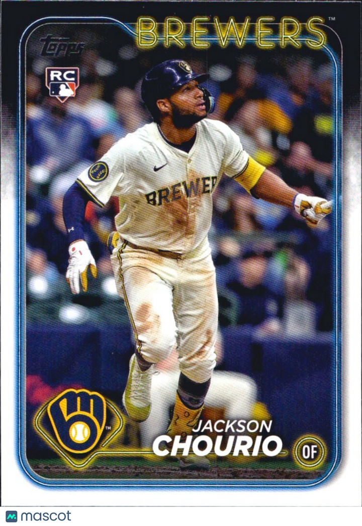 2024 Topps Update Series - #US240 Jackson Chourio (RC) Rookie