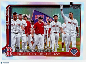 ⚾️ 2025 Topps Series 1 #264 Rainbow Foil - Boston Red Sox Team Card
